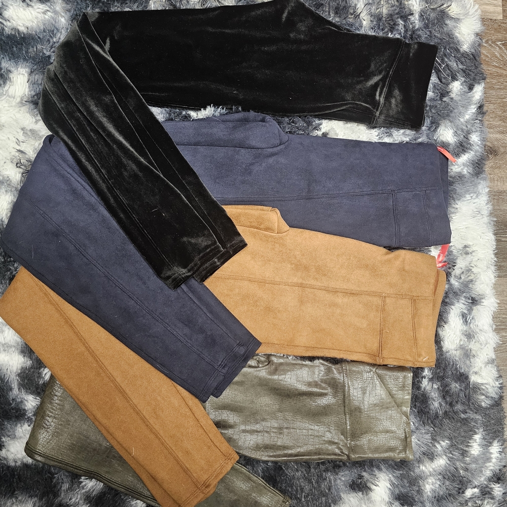 SPANX Black Velvet Pants